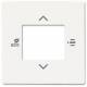 Busch Jaeger 2CKA006155A0045 BJ 6109/03-884 Central panel for room temperature controller/CO2 studio white matt KNX