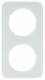 Berker 10122109 Rahmen 2fach R.1 Glas polarweiß