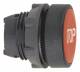 Schneider Electric ZB5AA434 Schneider Drucktaster rund flach STOP rot Kunststoff D22mm