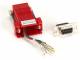 BlackBox FA4509F-RD Modularadapter DB9 Buchse auf RJ45, Rot 8-adrig