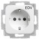 Busch Jaeger 2CKA002013A5320 BJ 20 EUC/DVKS-214 socket m. erh, contact protection Reflex SI alpine white
