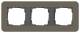 GIRA 0213426 Abdeckrahmen 3f E3 Umbra/Anthrazit