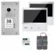 INDEXA VT200 SET UW2 Video-Türsprechanlage-Set UP 2-m.Komfort-Monitore 28387