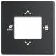 Busch Jaeger 2CKA006155A0046 BJ 6109/03-885 Central disc for room temperature controller /CO2 matt black, KNX