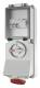 Mennekes 7231 16A5P 6H400V Wanddose DUO IP44