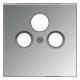 Jung GCR2990SAT Abdeckung 3Loch für SAT-TV LS glanzchrom