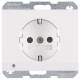 Berker 41097009 Steckdose SCHUKO mit LEDOrientierungslicht K.1 polarweiss glänz
