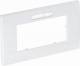 OBO Bettermann 6119352 AR45-BF2 RW module cover, 45.2 times 84x140mm pure white 