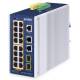 PLANET Industrial 16-Port PoE+ Managed Switch IGS-4215-16P2T