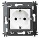 N4141MA BTicino Legrand socket, and support ring SL WHITE