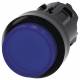 Siemens 3SU10010BB500AA0 Drucktaster beleuchtet 22mm rund blau Druckknopf