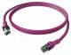 ZVK EasyLan CPP1OVAVAV0010 DualBoot Push Patchkabel Kat.6A geschirmt violett 1,0m