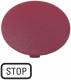 Moeller 218281 EATON M22-XDP-R-GB0 Tastenplatte Pilz rot beschriftet STOP 