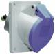 BALS 12789 mounted receptacle QUICK-CONNECT, m.Neigung 32A 3p 230V 6h IP44