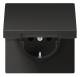 Jung AL1520KLAN SCHUKO Steckdose Klappdeckel LS Aluminium anthrazit
