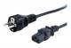 VDE-Kabel EKXXX Netzkabel 220V Schuko(Stecker)/Kaltgeräte IEC-C13(Buchse),2m