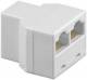 Goobay 93056 ISDN T-Adapter RJ45 socket (8P8C) on 2 x RJ45 socket (8P8C) -