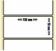 OEM-Factory Labels - PE 100 x 50mm, perm., K40, WHITE