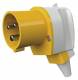 Mennekes 1410 16A3P 4H110V angled connector, IP44