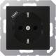Jung A1520-18CSWM SCHUKO socket with USB Type C