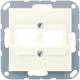 Jung A569-21ACS Abdeckung mit Tragring für Modular-Jack Demit Serie AS weiß