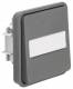 Berker 50413515 pushbutton insert m.Wippe, illuminated S W.1 light gray