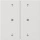 GIRA 5174112 KNX Taster Wippe 2f Pfeile Flächenschalter Reinweiß