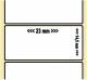OEM-Factory Labels - PET 23 x 14.5 mm, perm, K25, WHITE.