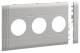 Hager GB120307035 Blende 3fach Steckdose BRA/H/S Oberteil 120mm hfr lichtgrau