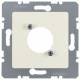 Berker 141202 central plate m.Tragplatte , K.1 f.XLR D-Series D23, 6mm white