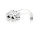 Equip Splitter C5 1xRJ45 2xRJ45 male / female 0.15m
