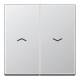 Jung A595PAL Rocker switch for blinds, push-button, A 595 P AL, aluminum