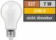 LED Filament Glühlampe McShine ''Filed'', E27, 7W, 720 lm, warmweiß, matt