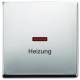 Busch Jaeger 2CKA001751A2963 BJ 1789H-866 Abdeckung mit Aufdruck Heizung-Notschalter pur edelstahl