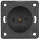 Berker 961942505 Steckdose ohne Schutzkontakt Integrorazit,matt