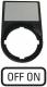 Moeller 216499 EATON M22S-ST-GB10 button additional label holder OFF ON 