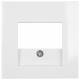 Berker 10338919 Zentralstück für TAESteckdose S.1/B.3/B.7 Glas pws glänzend