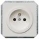 Siemens 5UB1315 DELTA profil titanium white socket, 250V w