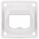 Berker 845582509 support plate f.2 0 BTR E-DAT module Integro use polar white