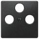 Siemens 5TG12222 cover TV / RF / SAT 5TG1222-2, carbon meta