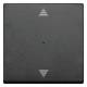 Merten MEG5215-0414 Wippe für Taster-Modul 1fach (Pfeile Auf/Ab) anthrazit System M