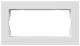GIRA 1002295 Abdeckrahmen 2f ohne mit flach Gira E2 Reinweiß