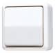 Jung 607AWW AP Wippkreuzschalter, 607 A WW alpine white
