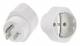 Bachmann 921.004 Umwandlungsstecker USA/Schuko weiß