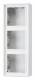 Jung LS583AWW Surface mounting box with frame 3-fold, LS 583 A WW