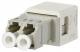Metz Connect 1402300820MI BTR OpDAT Ind. LC-D MM Ph-Br adapter beige coupling
