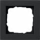 GIRA 021109 Abdeckrahmen 1fach E2 Schwarz matt