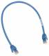 Hager ZZ45WAN100 patch cable 4kV with 2xRJ45 for WAN application blue 1m