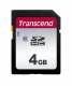 Flash SecureDigitalCard (SD) 4GB - Transcend 300S
