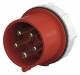 Mennekes 972 16A5P 6H400V attachment plug, IP44 Rapido
